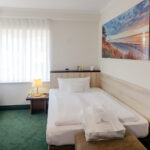 Einzelzimmer Bett Hotel Waldschlösschen